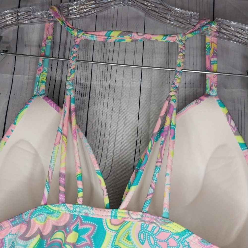 Red Camel Colorful Paisley Tankini Size L - Picture 7 of 10